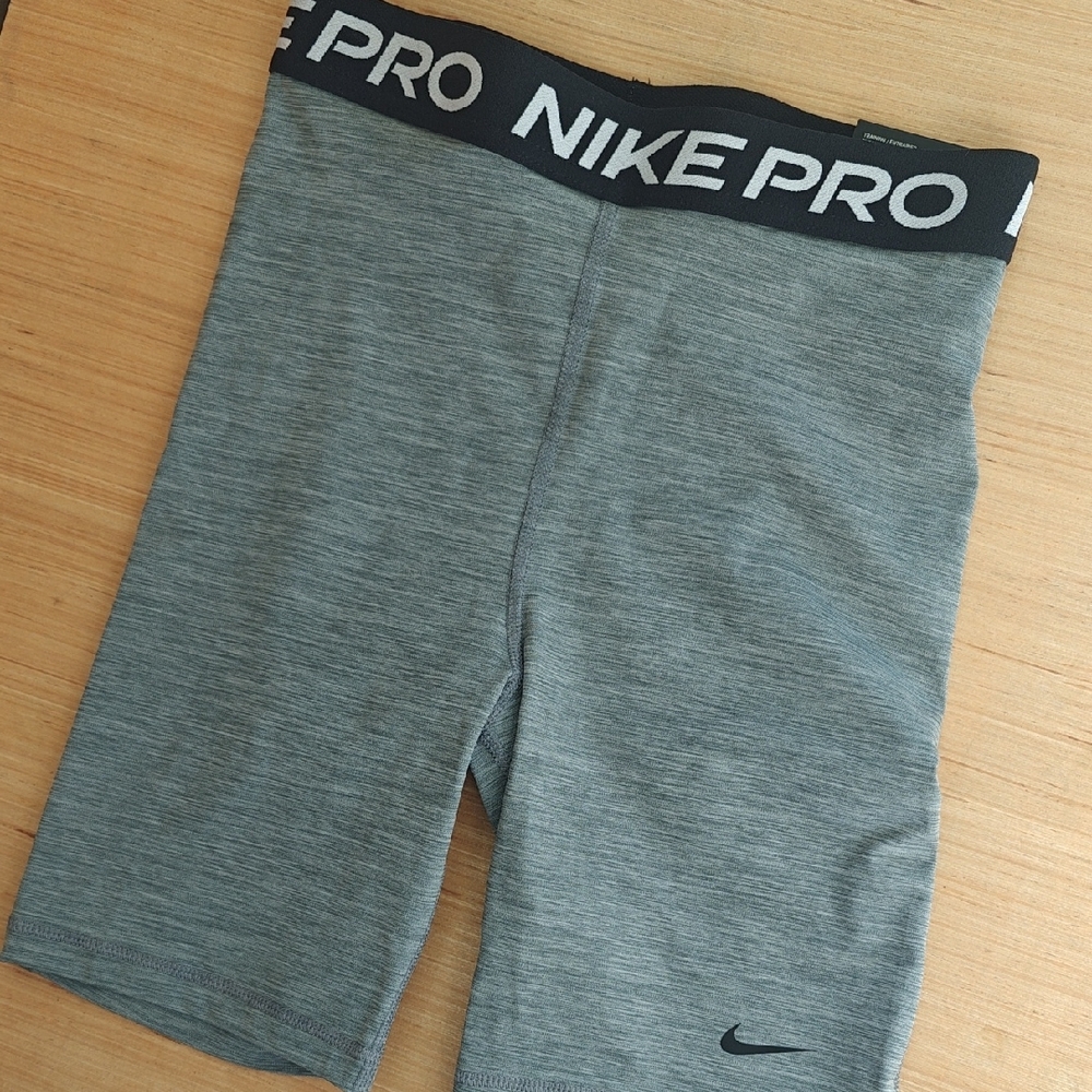 Nike Pro Gray Bike Shorts